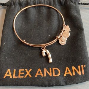 Candy Cane Alex and Ani Bangle Bracelet